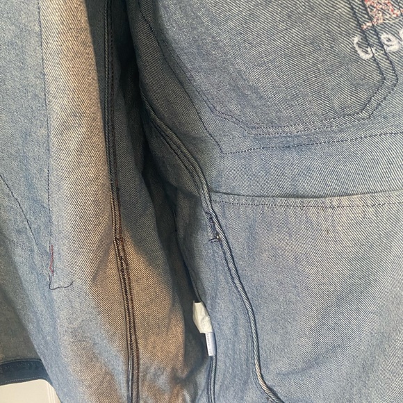 Vintage Y2K FUBU Premium Fat Albert and The Junkyard Garage Denim Jacket XXL - Picture 12 of 15